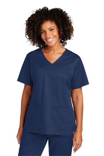 WonderWink Women's WorkFlex Mock Wrap Top image thumbnail