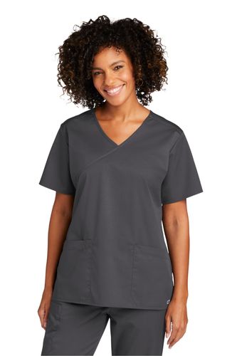 WonderWink Women's WorkFlex Mock Wrap Top image thumbnail