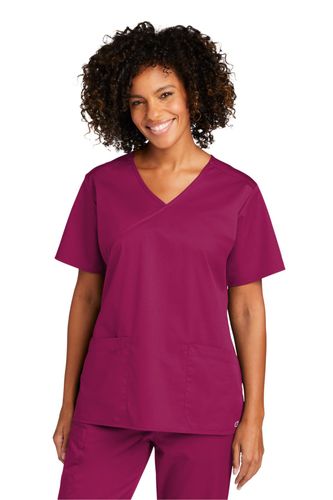 WonderWink Women's WorkFlex Mock Wrap Top image thumbnail