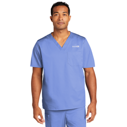 Image of WonderWink Unisex WorkFlex Chest Pocket V-Neck Top