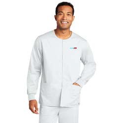 Image of WonderWink Unisex WorkFlex Snap-Front Scrub Jacket 