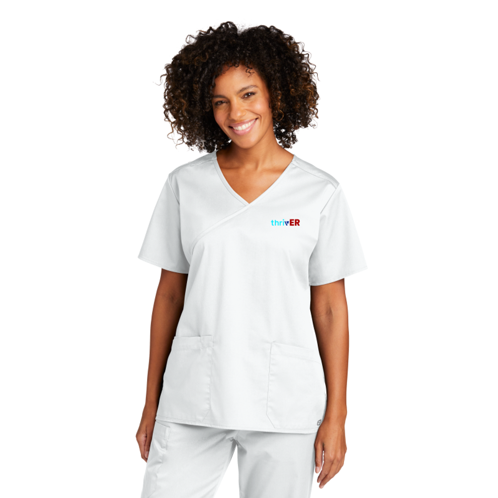 WonderWink Women's WorkFlex Mock Wrap Top primary image