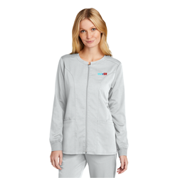 Image of WonderWink Women's Premiere Flex Full-Zip Scrub Jacket 