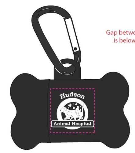 Poop Dog Bone Baggie Dispenser image thumbnail