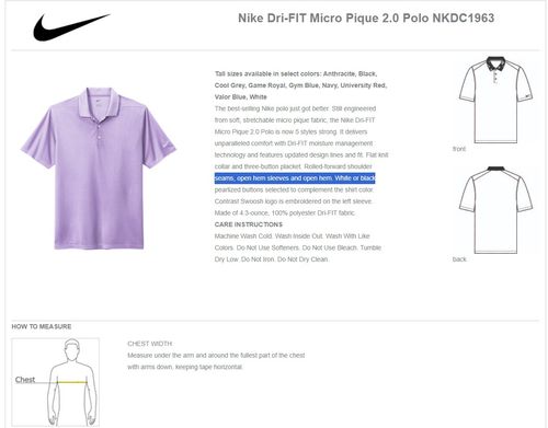 Nike Men's DriFit Polo image thumbnail