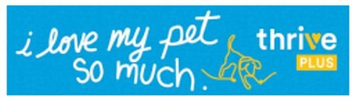 Thrive Plus Bumper Sticker - Dog Theme (Pack of 10)   image thumbnail