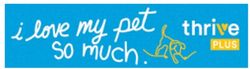 Image of Thrive Plus Bumper Sticker - Dog Theme (Pack of 10)  