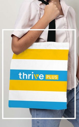 Thrive Plus Recycled Tote image thumbnail