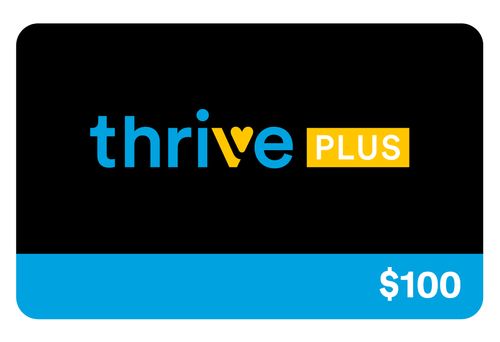 Thrive Plus $100 Gift Card image thumbnail