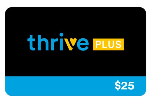 Thrive Plus $25 Gift Card image thumbnail