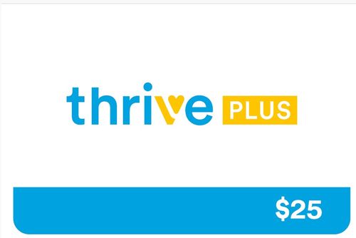 Thrive Plus $25 Gift Card image thumbnail