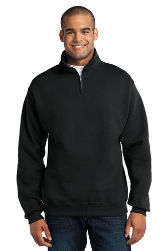 Quarter Zip Cadet Collar Sweatshirt image thumbnail