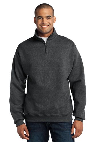 Quarter Zip Cadet Collar Sweatshirt image thumbnail
