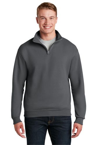 Quarter Zip Cadet Collar Sweatshirt image thumbnail