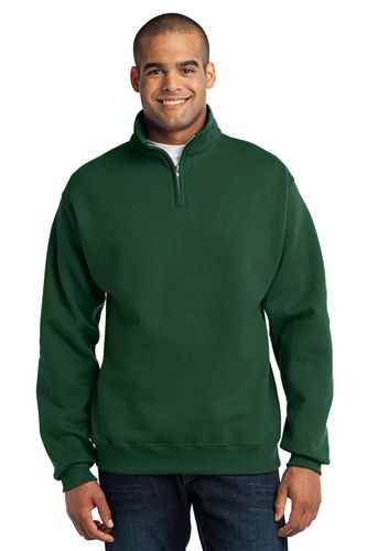 Quarter Zip Cadet Collar Sweatshirt image thumbnail