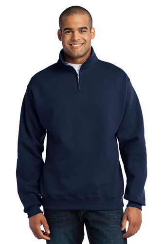 Quarter Zip Cadet Collar Sweatshirt image thumbnail