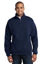 Image of Quarter Zip Cadet Collar Sweatshirt