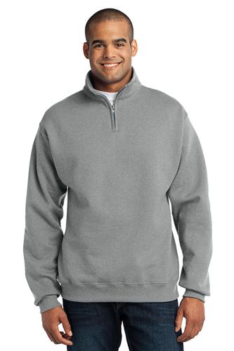 Quarter Zip Cadet Collar Sweatshirt image thumbnail