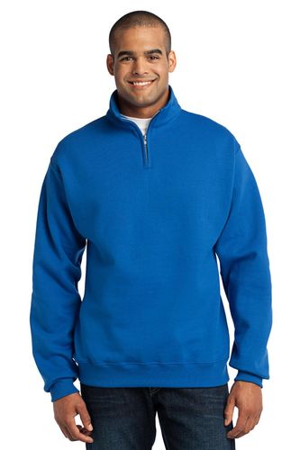 Quarter Zip Cadet Collar Sweatshirt image thumbnail