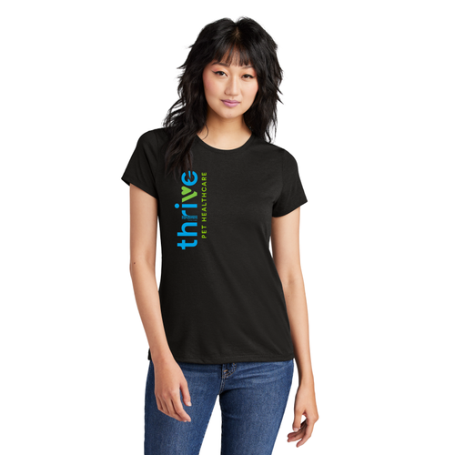 Thrive Side Black T-Shirt image thumbnail