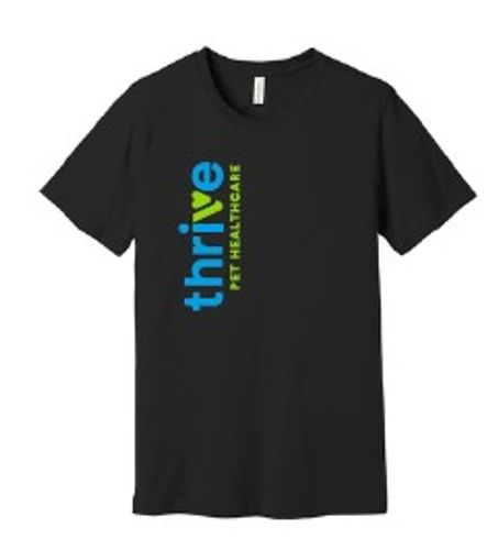 Thrive Side Black T-Shirt image thumbnail