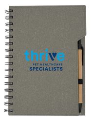 Image of Spiral Notebook with Sticky Notes 