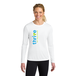 Image of Unisex White Long Sleeve T-Shirt 