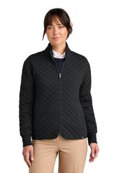 Image of Brooks Brothers Women's Diamond Quilt Full-Zip