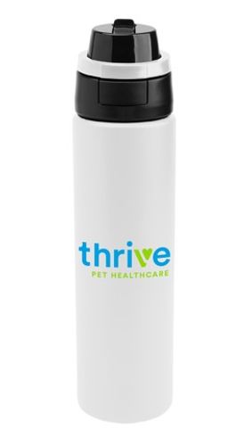 32 Oz. Pop Sip & Chug Stainless Steel Bottle image thumbnail
