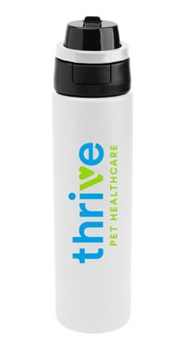32 Oz. Pop Sip & Chug Stainless Steel Bottle image thumbnail