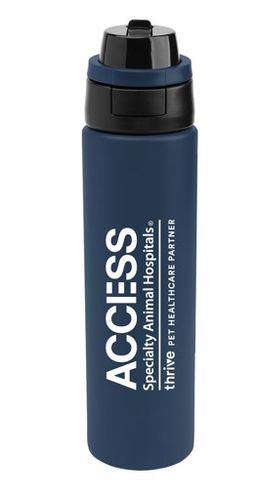 32 Oz. Pop Sip & Chug Stainless Steel Bottle image thumbnail