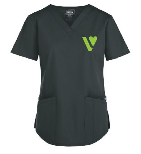 Women's 3-Pocket V-Neck Scrub Top image thumbnail