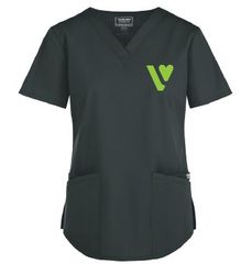 Image of Women's 3-Pocket V-Neck Scrub Top