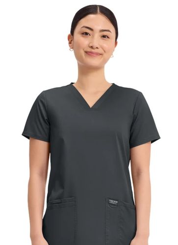 Women's 3-Pocket V-Neck Scrub Top image thumbnail
