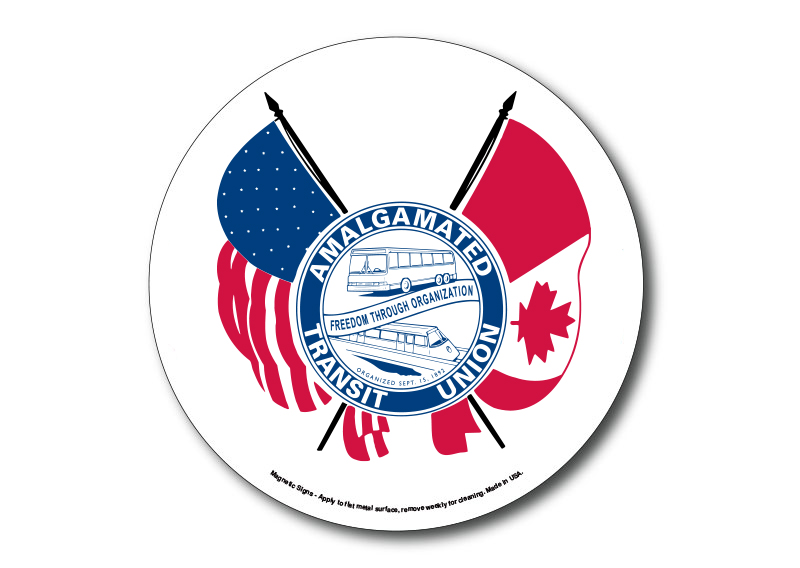 Image of ATU Round Car Magnet – Traditional Seal