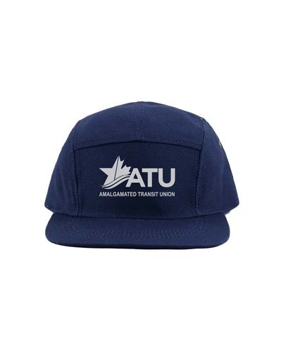 5 Panel Navy Camper Hat – ATU Logo image thumbnail