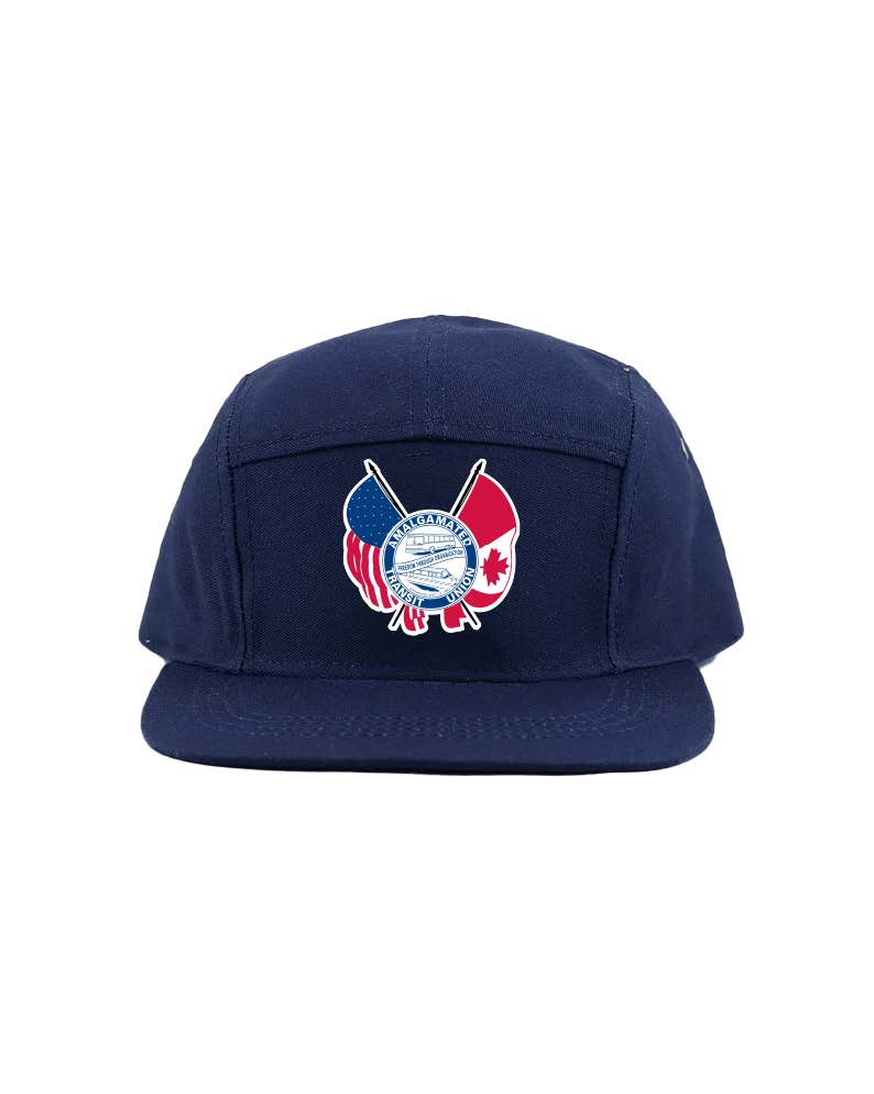 Image of 5 Panel Navy Camper Hat – Traditional Seal
