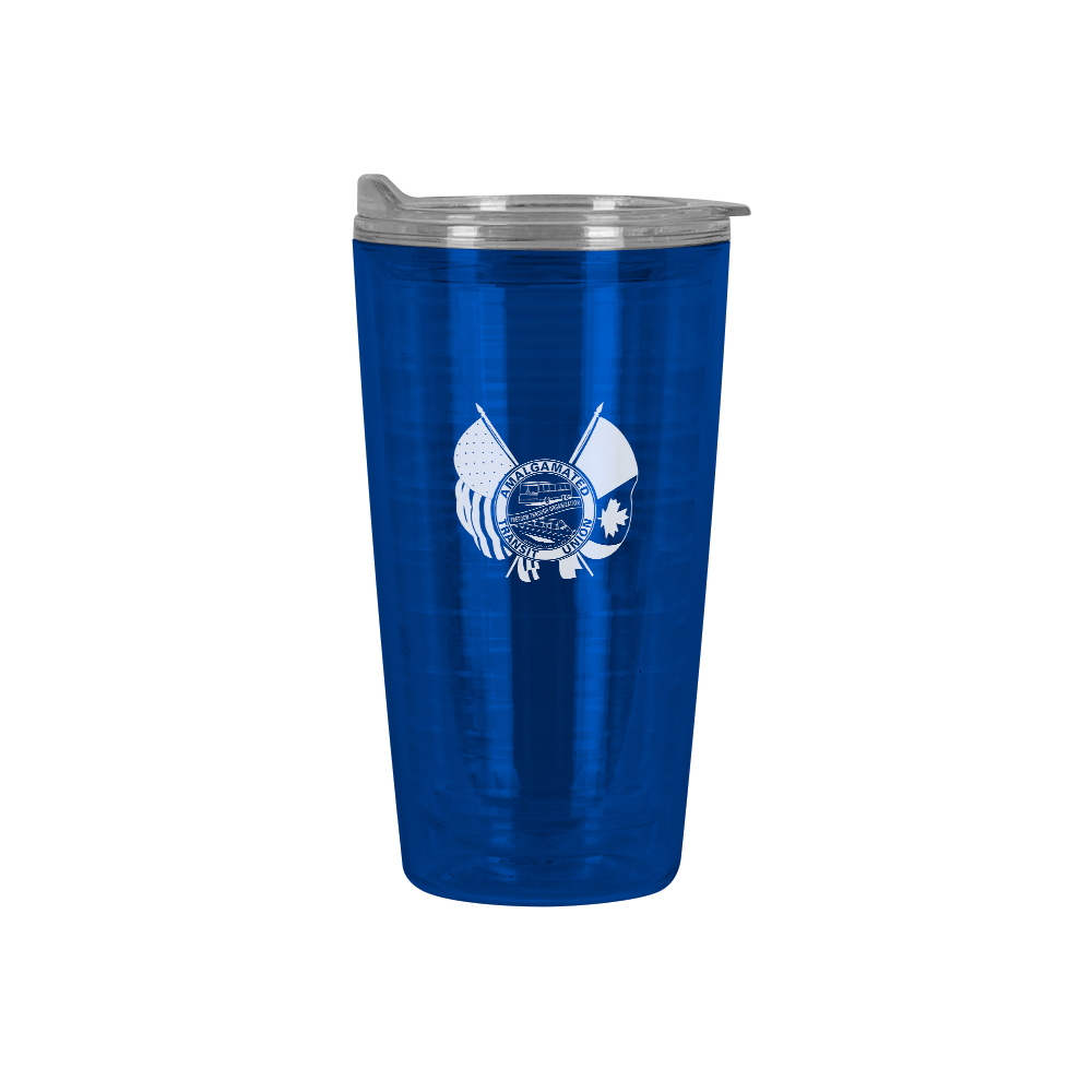 Image of Blue 16oz Double Wall Tumbler – Traditional Seal