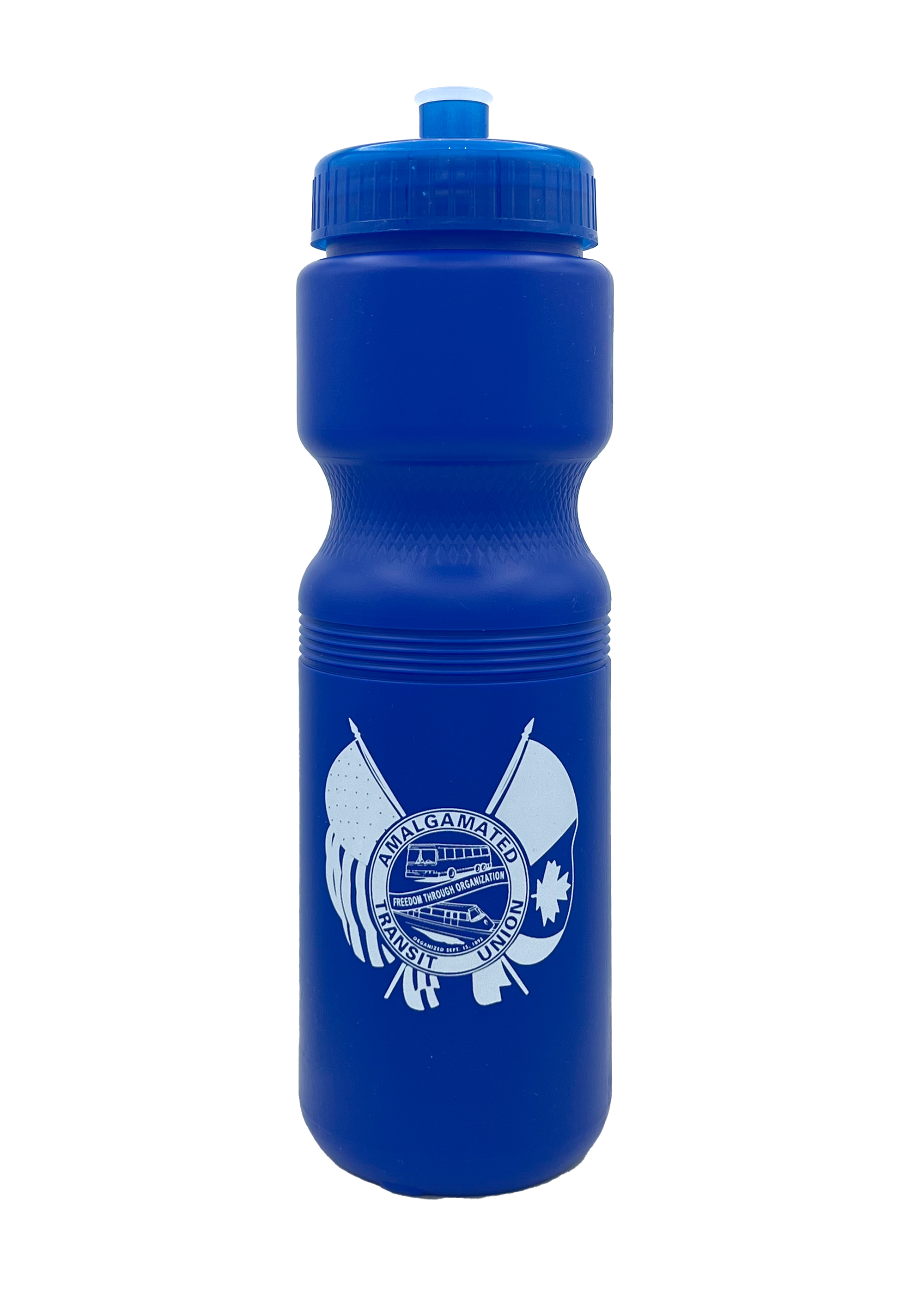Image of Blue 28oz Bike Bottle – Traditional Seal
