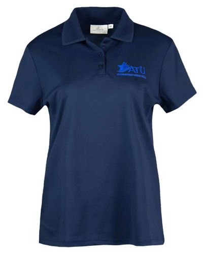 Ladies' Navy Polo image thumbnail
