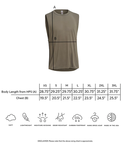 Men's Siro™ Raw Edge Muscle Tee  image thumbnail