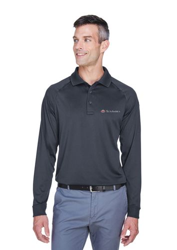 Harriton Men's Advantage Snag Protection Plus Long-Sleeve Tactical Polo image thumbnail