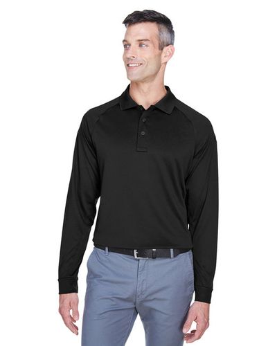 Harriton Men's Advantage Snag Protection Plus Long-Sleeve Tactical Polo image thumbnail