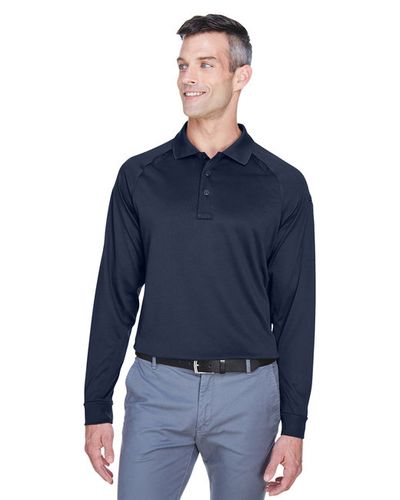 Harriton Men's Advantage Snag Protection Plus Long-Sleeve Tactical Polo image thumbnail