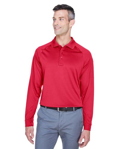 Harriton Men's Advantage Snag Protection Plus Long-Sleeve Tactical Polo image thumbnail