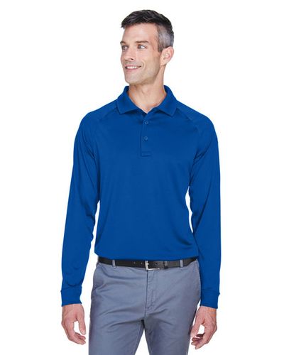 Harriton Men's Advantage Snag Protection Plus Long-Sleeve Tactical Polo image thumbnail