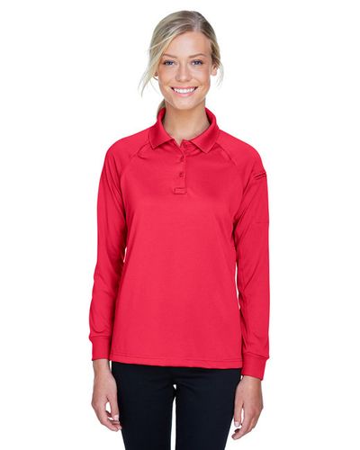 Harriton Ladies' Advantage Snag Protection Plus Long-Sleeve Tactical Polo image thumbnail