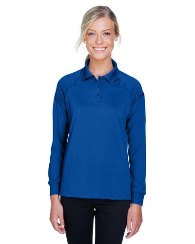 Harriton Ladies' Advantage Snag Protection Plus Long-Sleeve Tactical Polo image thumbnail