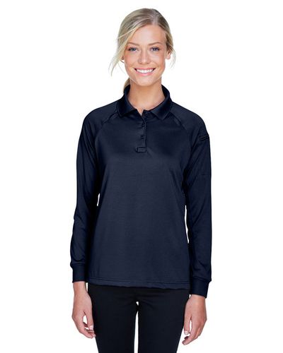 Harriton Ladies' Advantage Snag Protection Plus Long-Sleeve Tactical Polo image thumbnail