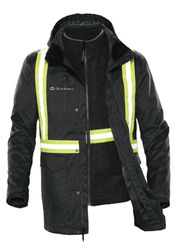 Image of Unisex HD 3-In-1 Reflective Parka